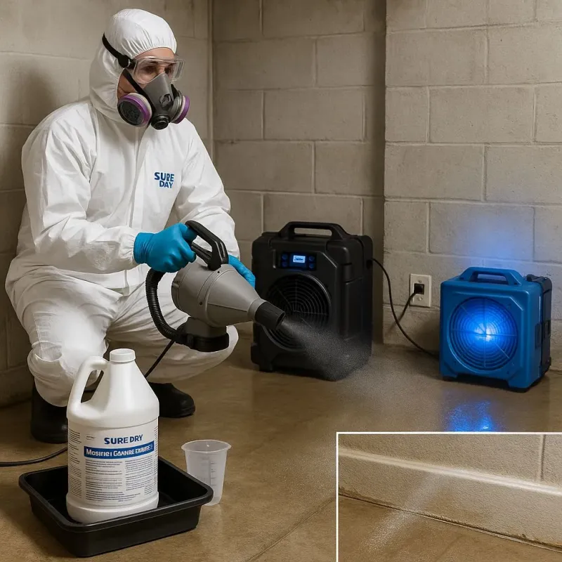 Sanitization and Odor Removal process in Taylor, MI