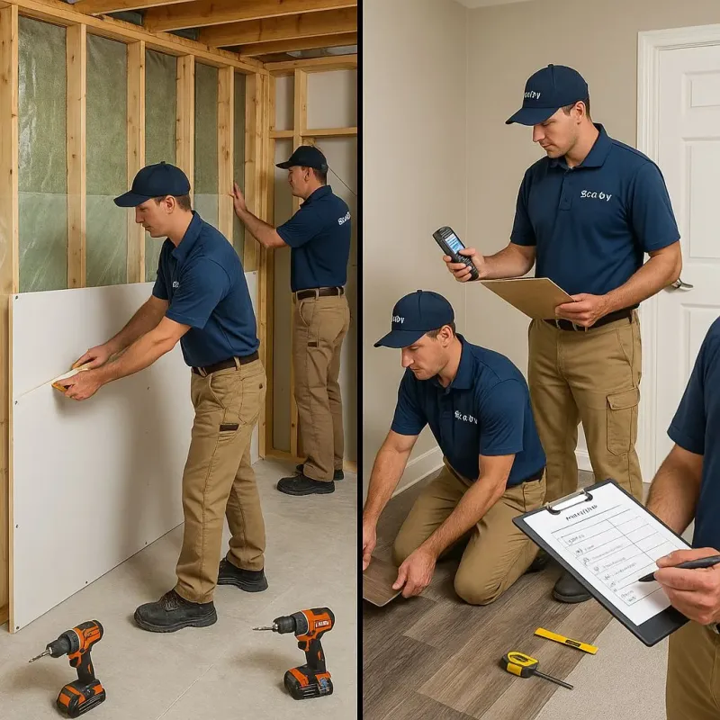 Repairs and Reconstruction process in Taylor, MI